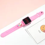 Cartoon Doll Children's LED Touch Wristwatch Sports Bracelet Gift for Boys and Girls Luxury Dial Display for Kids-LED electronic watch / 5