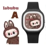 New Labubu Kids Watch Cartoon Dolls Character Round Silicone Strap Analog Digital Watch Boys Girls Children Toys Birthday Gifts - Image 3