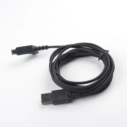 Hight Quality Usb Cable Black Customized Data Line Special Shape Charging Wire-Black / 2 m