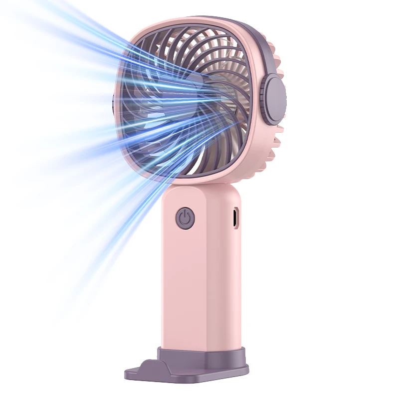 Hf1e014ab65c9487988f2c2163111e8c32.webp Original Manufacturer Selling Mini Portable Fan Usb Rechargeable PP+Electronic Components Personal Handy Fan-YGDFS21 / USB / As Picture - Image 1